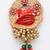set of 2 artificial beads bhaiya bhabhi rakhi with roli chawal chandan mishri
