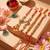 set of 4 artificial beads family pack thread rakhi with roli chawal chandan mishri