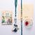 set of 2 traditional bhaiya bhabhi rakhi with roli chawal chandan mishri