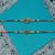 set of 2 peacock design thread rakhi with roli chawal chandan mishri