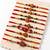 set of 10 artificial stones & beads thread rakhi with roli chawal chandan mishri