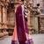 South Indian Style Peach Kanchipuram Silk Lehenga Choli Set for Women