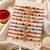 set of 10 artificial stones & beads thread rakhi with roli chawal chandan mishri