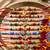 set of 10 artificial stones & beads thread rakhi with roli chawal chandan mishri