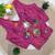 Dusty rose navratri rayon silk blend mirror work blouse