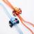 set of 2 superhero kids rakhi with roli chawal chandan mishri