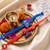 set of 2 superhero kids rakhi with roli chawal chandan mishri