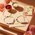 set of 2 artificial beads thread rakhi with roli chawal chandan mishri