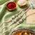 set of 3 white pearls thread rakhi with roli chawal chandan mishri