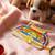 transparent beads kids rakhi with roli chawal chandan mishri