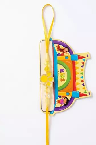 transparent beads kids rakhi with roli chawal chandan mishri