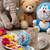 kids doremon design thread rakhi with roli chawal chandan mishri