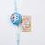 kids doremon design thread rakhi with roli chawal chandan mishri