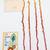 set of 4 red & yellow thread rakhi with roli chawal chandan mishri