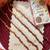 set of 4 yellow & red thread rakhi with roli chawal chandan mishri