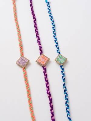set of 3 multicolor ad thread rakhi with roli chawal chandan mishri 1
