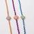 set of 3 multicolor ad thread rakhi with roli chawal chandan mishri