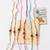 set of 6 rudraksh & artificial beads thread rakhi with roli chawal chandan mishri
