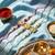 set of 3 multicolor ad thread rakhi with roli chawal chandan mishri