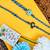 set of 2 evil eye & blue thread rakhi with roli chawal chandan mishri