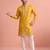 Men embroidered satin fabric embroidered kurta set