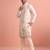 Men embroidered satin fabric embroidered kurta set