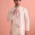 Men embroidered satin fabric embroidered kurta set