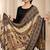 Beige art silk geometric printed fancy casual dupattas for women