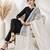 White chiffon embroidered thread work fancy casual dupattas for women