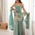 Women's Gorgeous Embroidery Work Fendy Silk Fabric Straight Kurta Pant and Dupatta Set