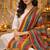 Multicolor art silk bandhani printed fancy casual dupattas for women