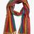 Multicolor art silk bandhani printed fancy casual dupattas for women