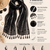 Black organza embroidered mirror work fancy casual dupattas for women