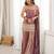 Women's Gorgeous Embroidery Fendy Silk Fabric Straight Kurta Pant and Dupatta Set