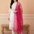 Women Floral Embroidered Regular Thread Work Kurta with Trousers & With Dupatta