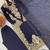 Navy blue faux georgette kurta palazzo set