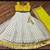 yellow banarasi georgette lehenga choli with gold motifs