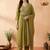 Women Empire Mirror Work Kurta with Trousers & With Dupatta