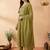 Women Empire Mirror Work Kurta with Trousers & With Dupatta