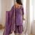 Women's Gorgeous Embroidery Fendy Silk Fabric Straight Kurta Pant and Dupatta Set