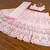babypink georgette wedding lehenga choli with embroidered dupatta