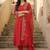 Women Ethnic Motifs Regular Thread Work Kurta with Trousers & With Dupatta