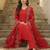 Women Ethnic Motifs Regular Thread Work Kurta with Trousers & With Dupatta