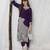 Geometric Printed V-Neck A-Line Kurta & Palazzos
