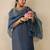 Ethnic Motifs Embroidered Thread Work Liva Straight Kurta With Trousers & Dupatta