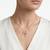 925 Sterling Silver Rose Gold Guardian Angel Pendant NecklaceSet  for Women