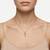 925 Sterling Silver Rose Gold Guardian Angel Pendant NecklaceSet  for Women