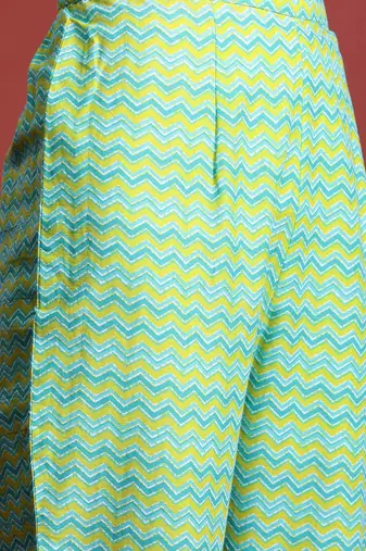 Bandhani Printed Pure Cotton Kurta with Trousers