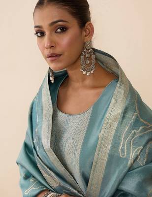 Women Ethnic Motifs Regular Kurta with Trousers & With Dupatta 2