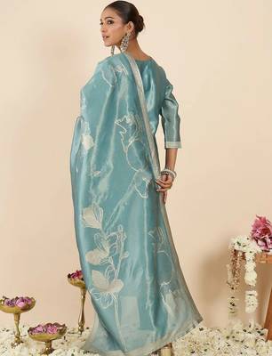 Women Ethnic Motifs Regular Kurta with Trousers & With Dupatta 3